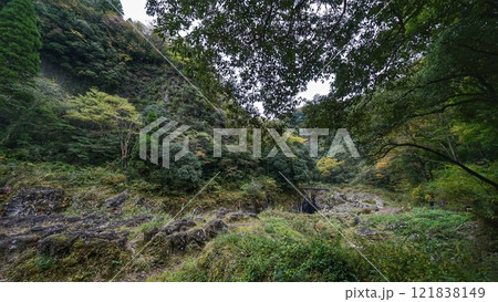 山の中から見える景色 山の中から見える景色 121838149