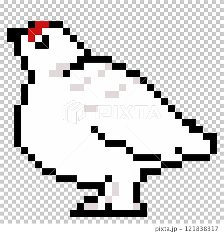 像素藝術動物插圖松雞 Awebo 像素藝術動物插圖松雞 Awebo 121838317