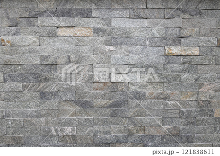 Material of decorative construction, Texture of brick wall pattern, Square wallpaper background. 121838611