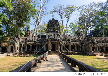カンボジア アンコール遺跡群 タ・プローム遺跡 カンボジア アンコール遺跡群 タ・プローム遺跡 121841943