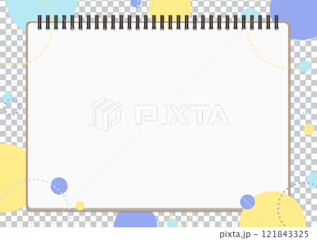 Notebook background material, pop design, landscape orientation Notebook background material, pop design, landscape orientation 121843325