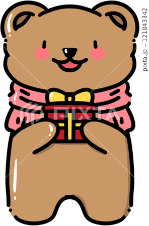 cute bear with heart cute bear with heart 121843342