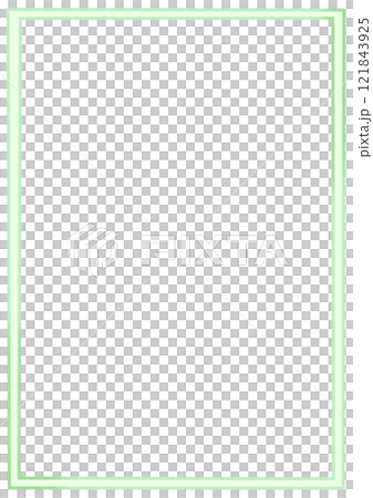 Handwritten frame on white background (matcha) 121843925