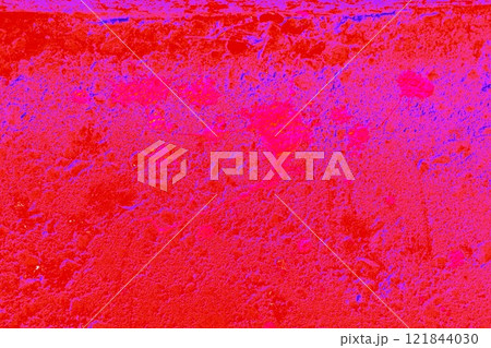 Paint drips onto the road. Construction paint.  121844030