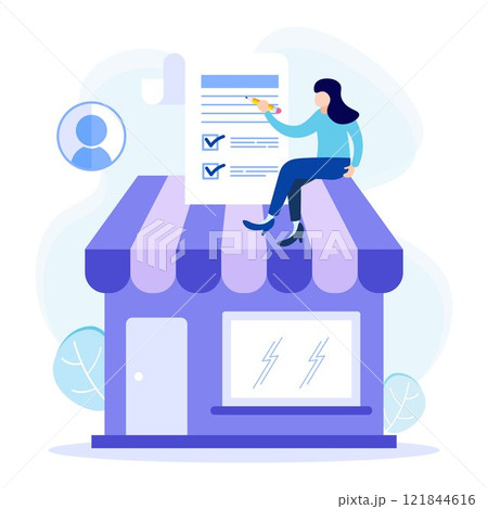 Illustration vector graphic cartoon character of franchise Illustration vector graphic cartoon character of franchise 121844616