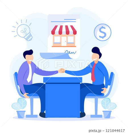 Illustration vector graphic cartoon character of franchise Illustration vector graphic cartoon character of franchise 121844617