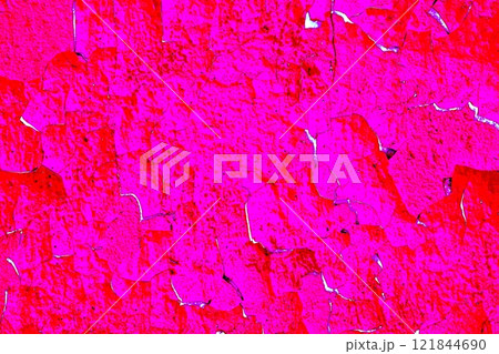 Wall texture with white shabby peeling paint.  Wall texture with white shabby peeling paint.  121844690