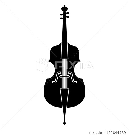 Contrabass icon vector 121844989