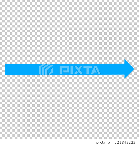 長い矢印のイラスト 121845223