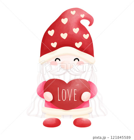 Valentine elements, Valentine gnome. Valentine elements, Valentine gnome. 121845589