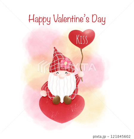 Valentine elements, Valentine gnome. Valentine elements, Valentine gnome. 121845602