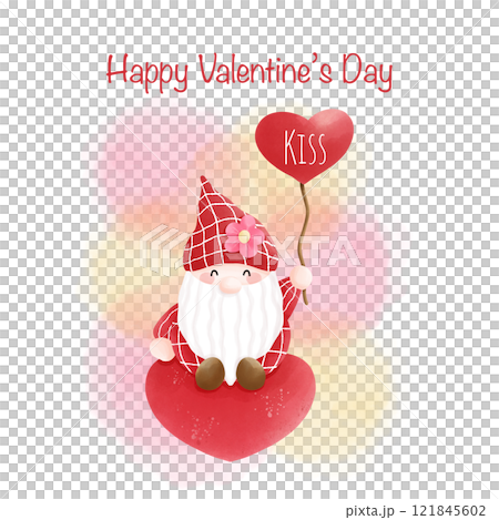 Valentine elements, Valentine gnome. Valentine elements, Valentine gnome. 121845602