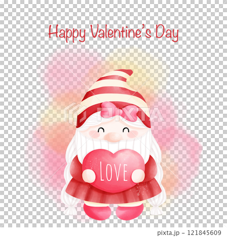 Valentine elements, Valentine gnome. Valentine elements, Valentine gnome. 121845609