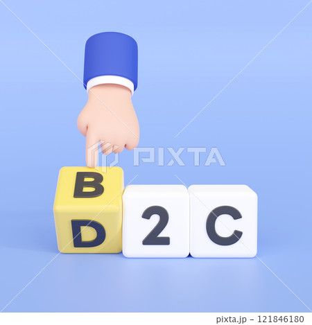 3DCG|Direct to Consumer・Business to Consumer 3DCG|Direct to Consumer・Business to Consumer 121846180