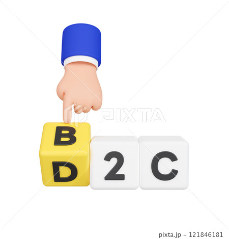 3DCG｜Direct to Consumer・Business to Consumer 121846181