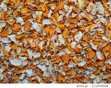 干したみかんの皮 121848084