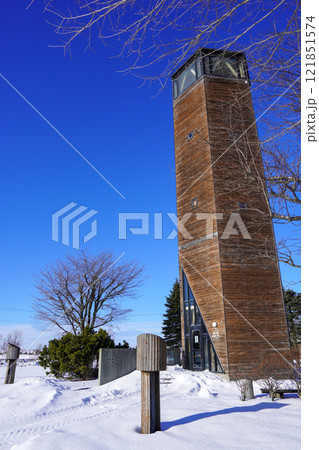 冬のふきの塔（南幌町・使用禁止） 121851574