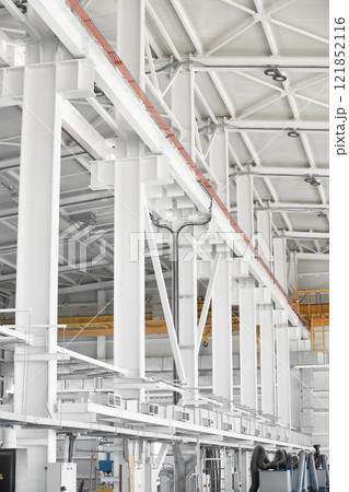 Metal framework structures of industrial building 121852116