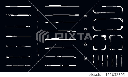 Digital cyber futuristic technology design element 002 121852205