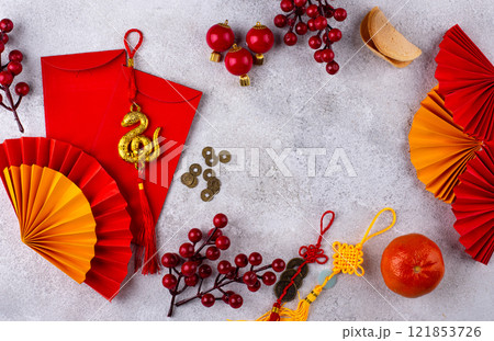 2025 Chinese new year of snake concept 121853726