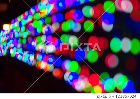 クリスマスイルミネーションイメージ クリスマスイルミネーションイメージ 121857024