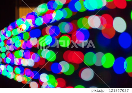 クリスマスイルミネーションイメージ クリスマスイルミネーションイメージ 121857027