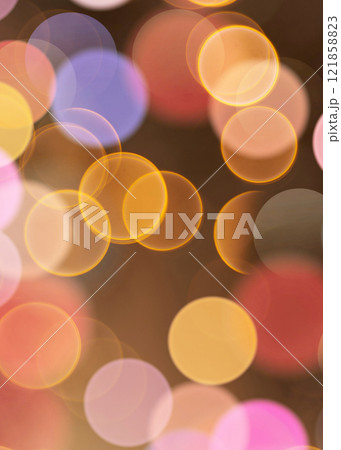 Bokeh background perfect for Holidays, Christmas, New Year, Festive and various desing works 121858823