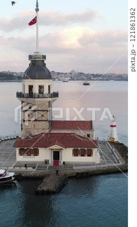 Maiden's Tower istanbul aerial view Maiden's Tower istanbul aerial view 121861362