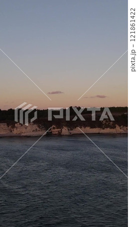 Drone aerial view costline 121861422