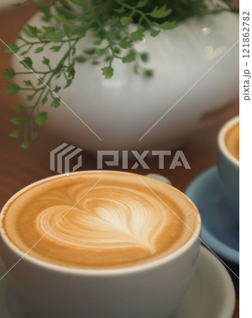 カフェオレ・ラテアート カフェオレ・ラテアート 121862782
