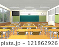 学校教室　背景 121862926