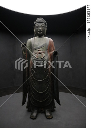 韓国慶州博物館、新羅の石仏 121863175