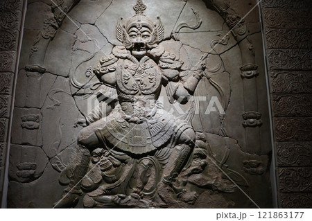 韓国慶州博物館、新羅の石仏 121863177
