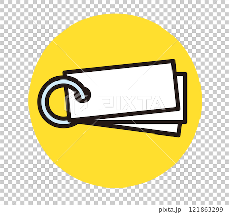 単語帳のアイコン。受験や勉強、暗記のイメージ素材。 121863299