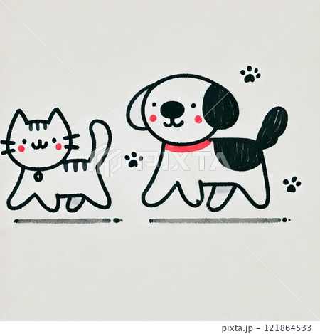 犬と猫 121864533