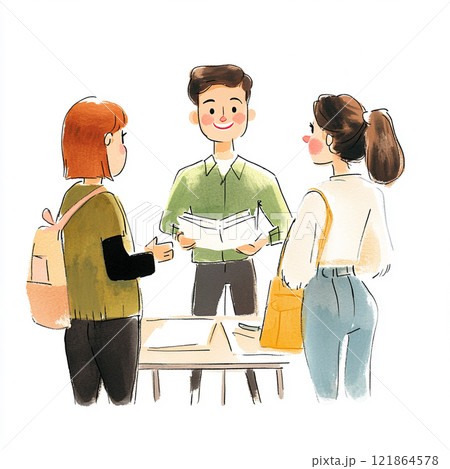 製品のデモンストレーションブース 121864578