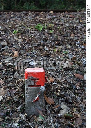 JR鉄道用地境界杭 121865140