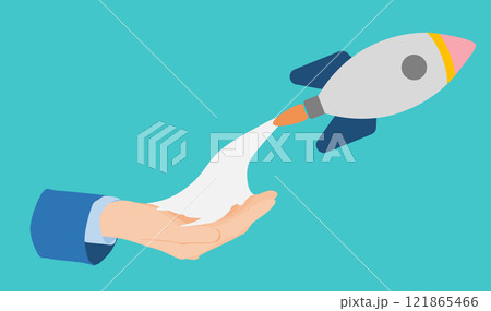 目標達成へのロードマップのイラスト 目標達成へのロードマップのイラスト 121865466