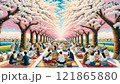 お花見 121865880