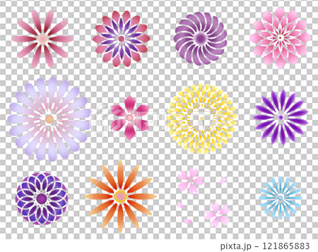 Flower stencil set A-1 121865883