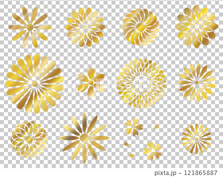 Flower stencil set C 121865887