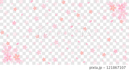 和柄　桜　春　背景 121867107