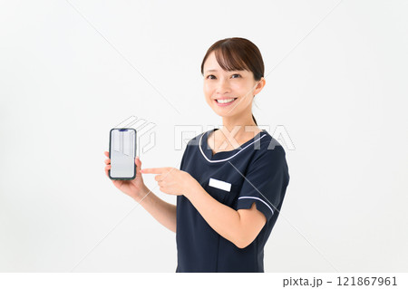 エステティシャン 制服 スマホ エステティシャン 制服 スマホ 121867961