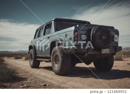 old vintage car on road travel old vintage car on road travel 121868952