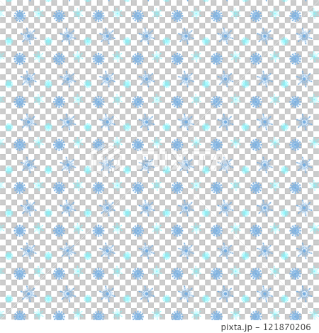 cute snowflake pattern 121870206