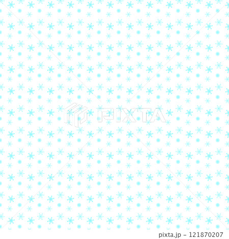 可愛い雪の結晶のパターン 可愛い雪の結晶のパターン 121870207