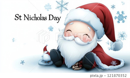 Festive Nicholas: Enjoying Happy Saint Nicholas Day with festive activities and celebrations, highlighting significance of Saint Nicholas and the traditions that bring joy to this special occasion. Festive Nicholas: Enjoying Happy Saint Nicholas Day with festive activities and celebrations, highlighting significance of Saint Nicholas and the traditions that bring joy to this special occasion. 121870352