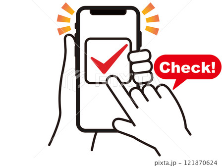 クリック,チェック,タッチ,スマホ,スマートフォン,指,手,操作,アイコン,シンプル,フラット,透過 クリック,チェック,タッチ,スマホ,スマートフォン,指,手,操作,アイコン,シンプル,フラット,透過 121870624