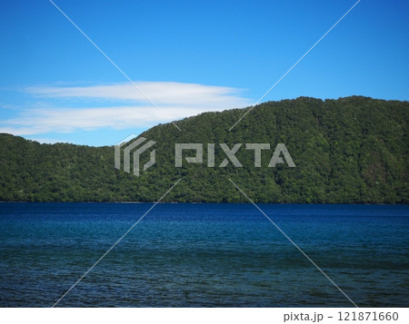 倶多楽湖畔展望所からの見た倶多楽湖 121871660