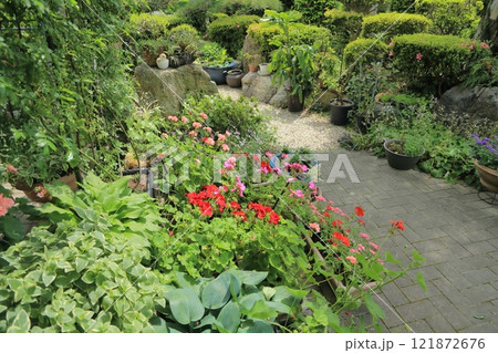ガーデニング 庭の花、 ガーデニング 庭の花、 121872676